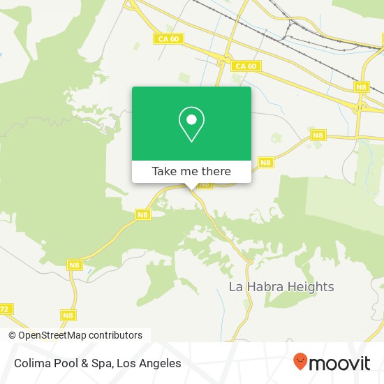 Colima Pool & Spa map
