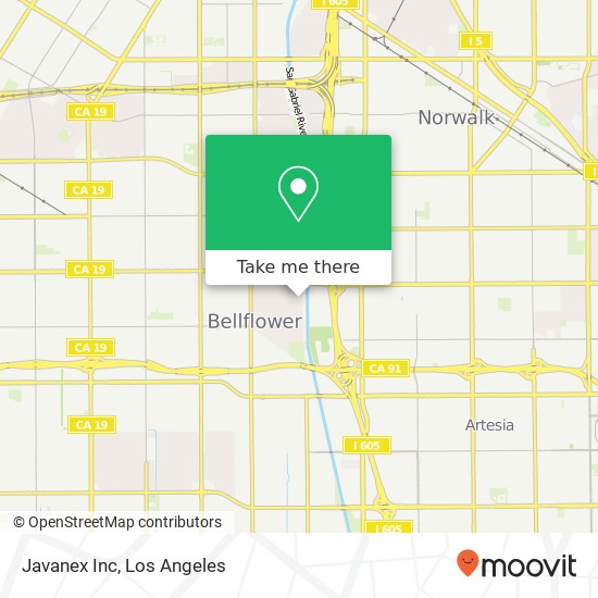 Javanex Inc map