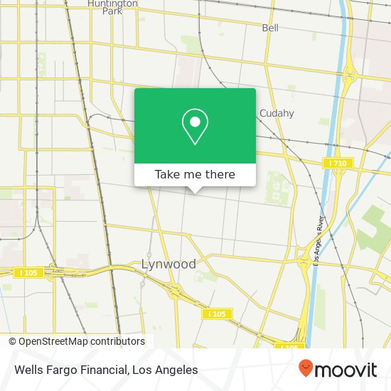 Wells Fargo Financial map