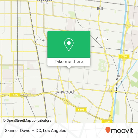 Skinner David H DO map