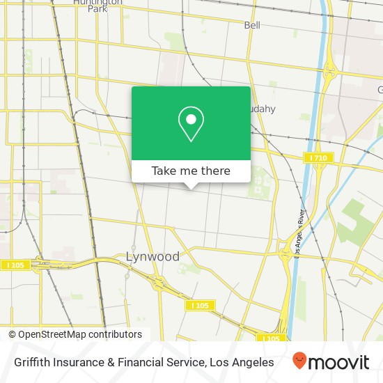 Mapa de Griffith Insurance & Financial Service