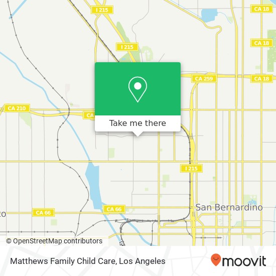 Mapa de Matthews Family Child Care