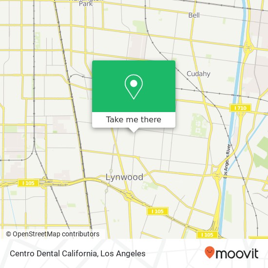 Centro Dental California map