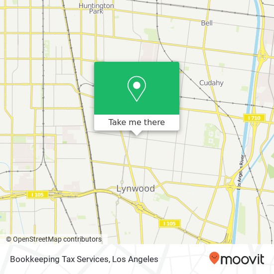 Mapa de Bookkeeping Tax Services