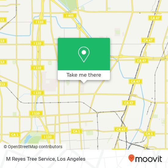 M Reyes Tree Service map