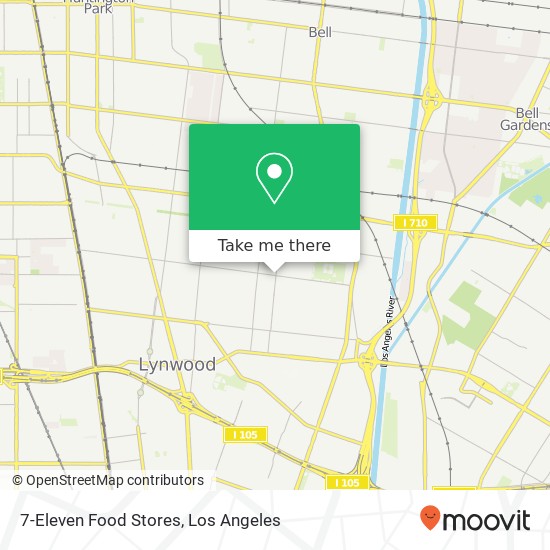 Mapa de 7-Eleven Food Stores