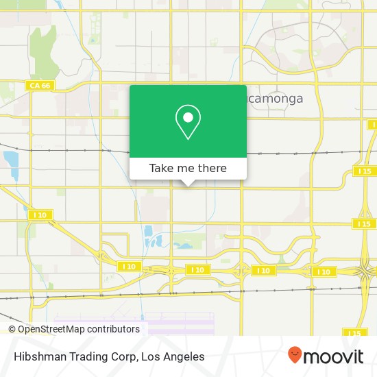 Hibshman Trading Corp map