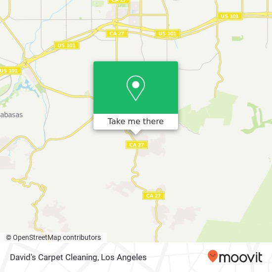 David's Carpet Cleaning map