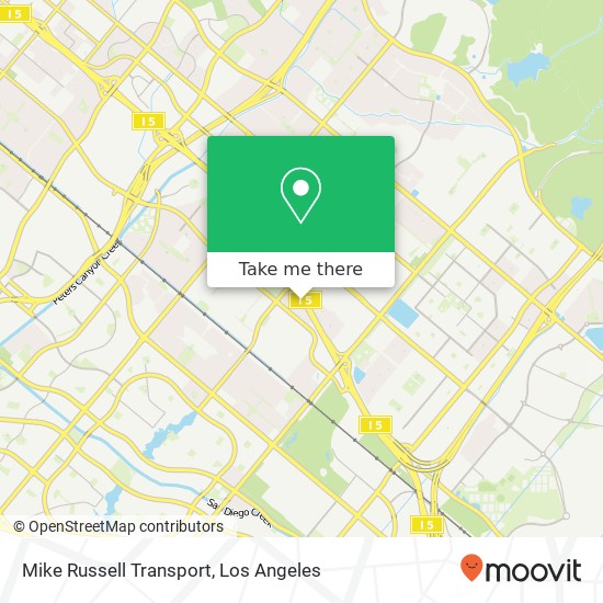 Mapa de Mike Russell Transport
