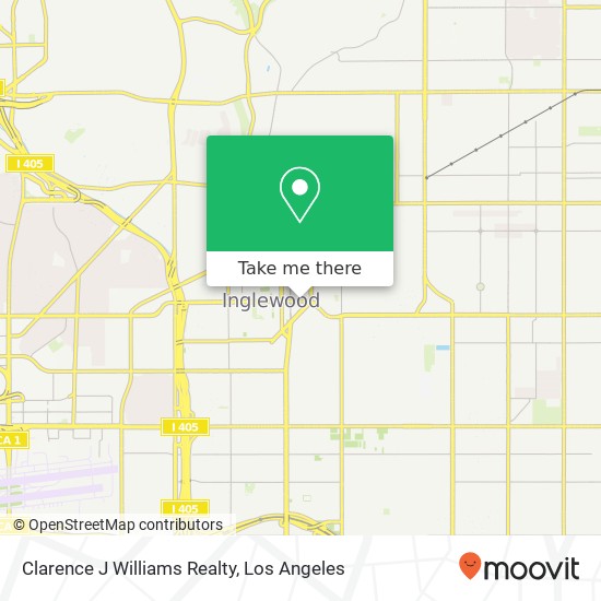 Mapa de Clarence J Williams Realty