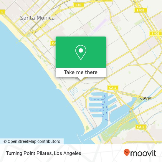 Turning Point Pilates map