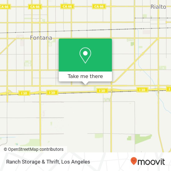 Ranch Storage & Thrift map
