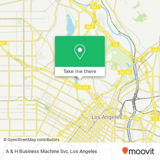 A & H Business Machine Svc map