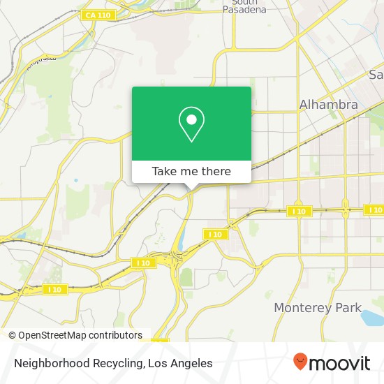 Mapa de Neighborhood Recycling