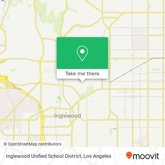 Inglewood Unified School District map
