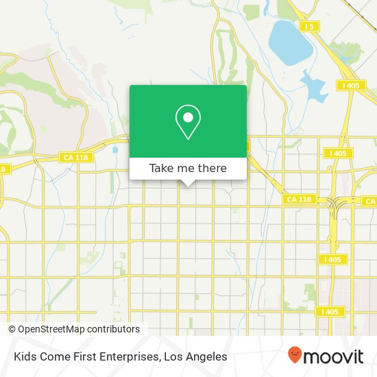 Kids Come First Enterprises map