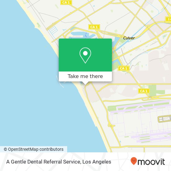 A Gentle Dental Referral Service map