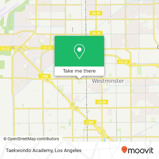 Taekwondo Academy map