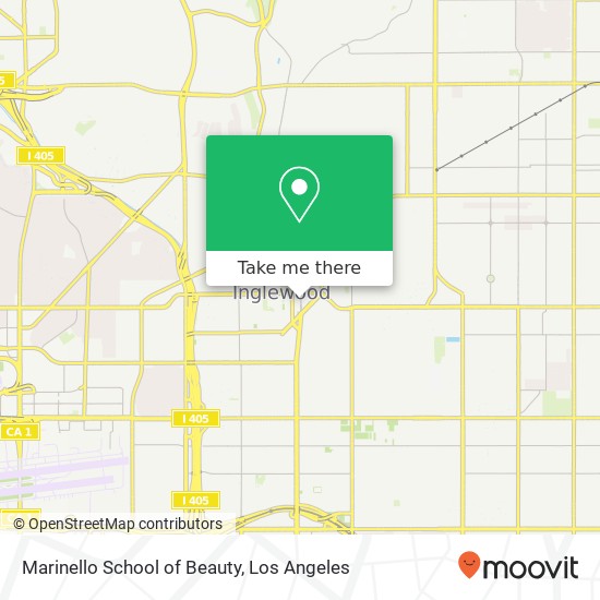 Marinello School of Beauty map