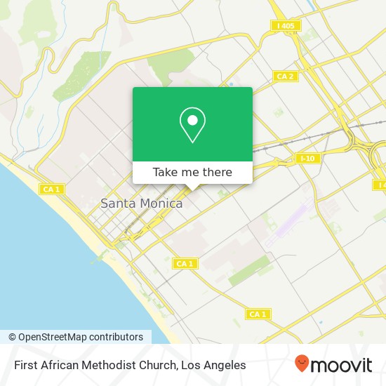 Mapa de First African Methodist Church