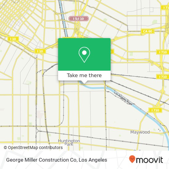 George Miller Construction Co map