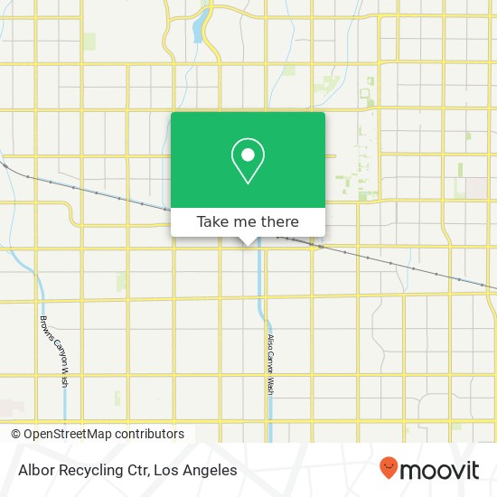 Albor Recycling Ctr map