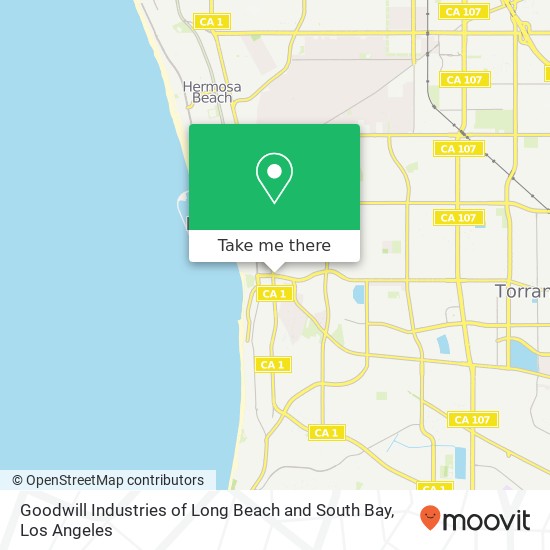 Goodwill Industries of Long Beach and South Bay map