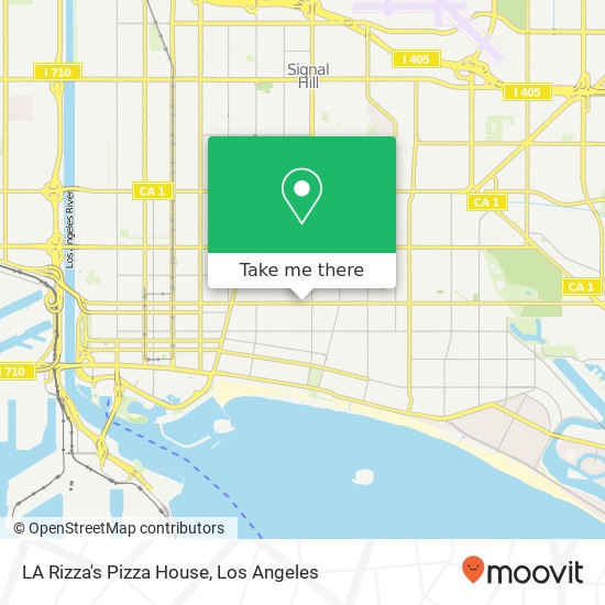 Mapa de LA Rizza's Pizza House