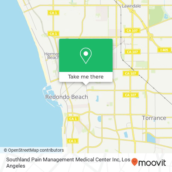 Mapa de Southland Pain Management Medical Center Inc