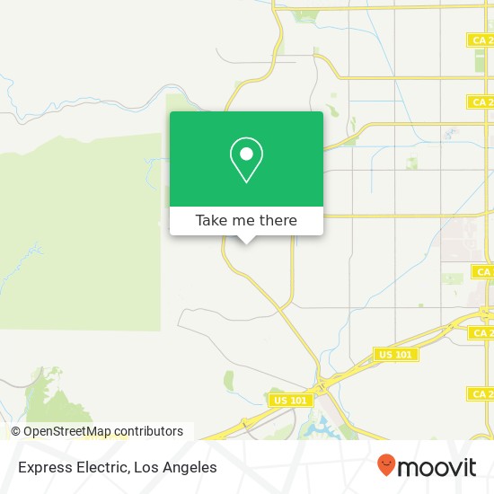 Express Electric map