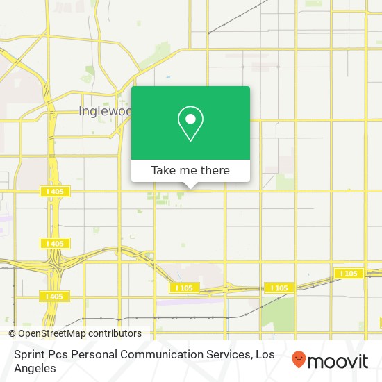 Mapa de Sprint Pcs Personal Communication Services