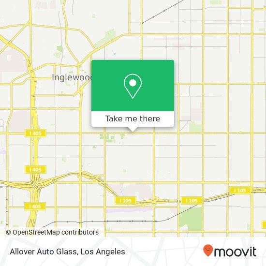Allover Auto Glass map