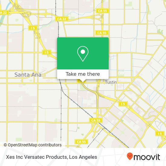 Xes Inc Versatec Products map