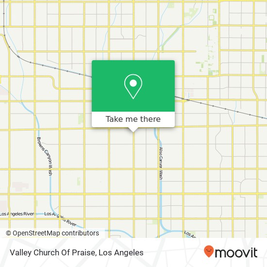 Valley Church Of Praise map