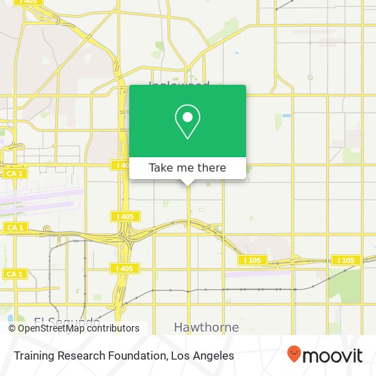 Mapa de Training Research Foundation