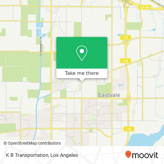 K B Transportation map