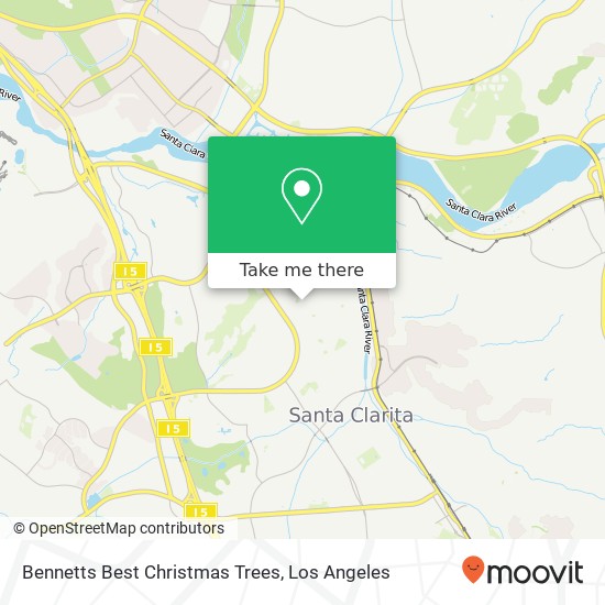 Mapa de Bennetts Best Christmas Trees