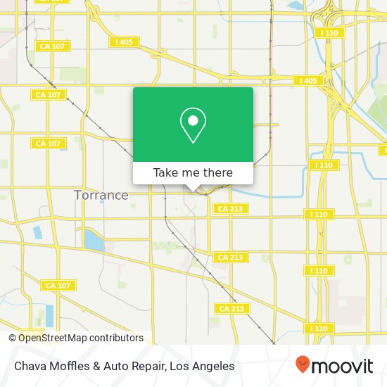 Chava Moffles & Auto Repair map