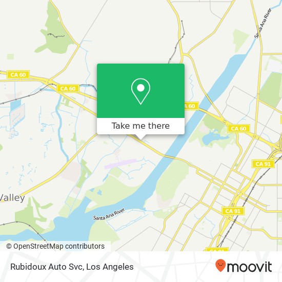 Rubidoux Auto Svc map