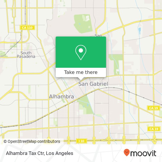 Alhambra Tax Ctr map