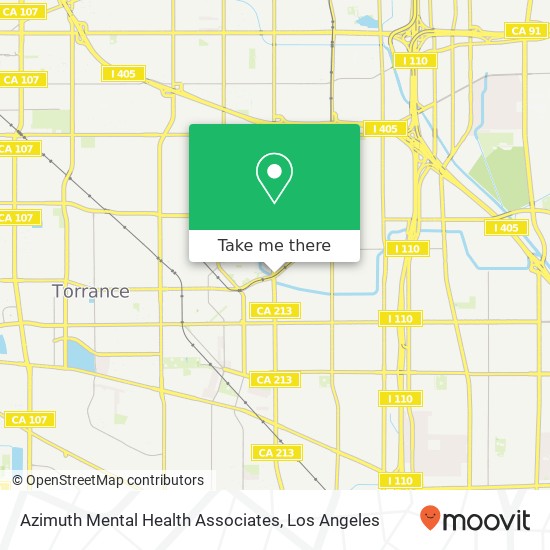 Azimuth Mental Health Associates map