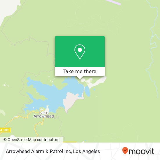 Mapa de Arrowhead Alarm & Patrol Inc