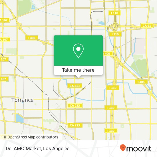 Del AMO Market map