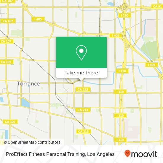 ProEffect Fitness Personal Training map