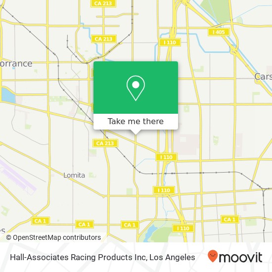 Hall-Associates Racing Products Inc map
