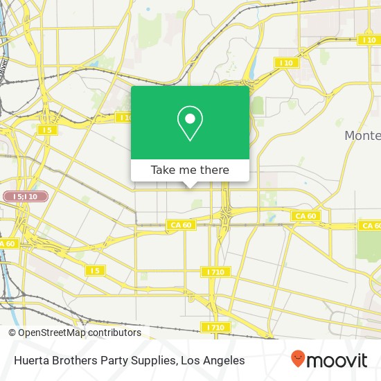Mapa de Huerta Brothers Party Supplies