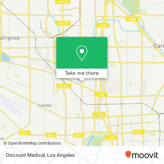 Mapa de Discount Medical