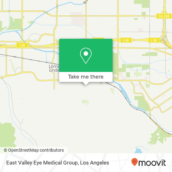 East Valley Eye Medical Group map