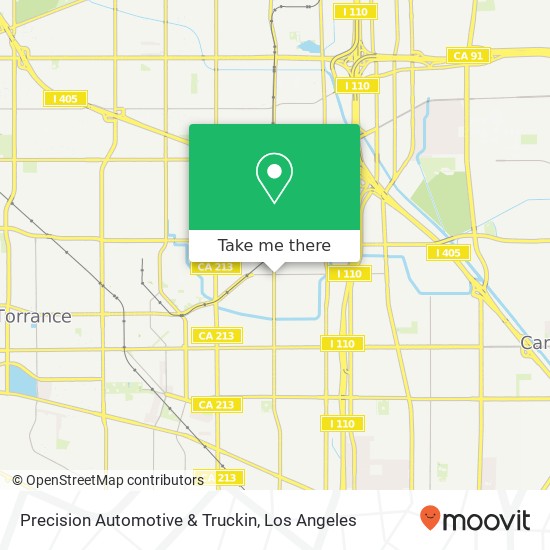 Precision Automotive & Truckin map