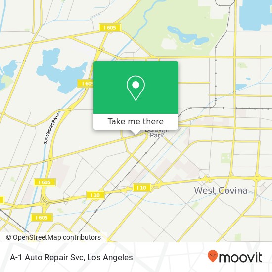 A-1 Auto Repair Svc map